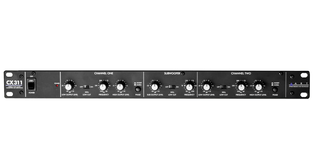 ART CX311 2-Way Crossover with Subwoofer Out