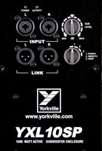 Load image into Gallery viewer, Yorkville YXL10SP YXL 10” Powered Subwoofer