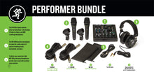Load image into Gallery viewer, Mackie Performer Bundle With ProFX6V3 Mixer EM-89D Mics and Headphones