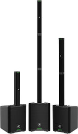 Mackie SRM-Flex Portable 1300W Column Speaker PA System With 2 Pack EM-89D Microphone