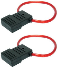Load image into Gallery viewer, 2 Absolute MAXIFH-2 Waterproof Inline Maxi Fuse Holder With Cover With 8" 8G Wire