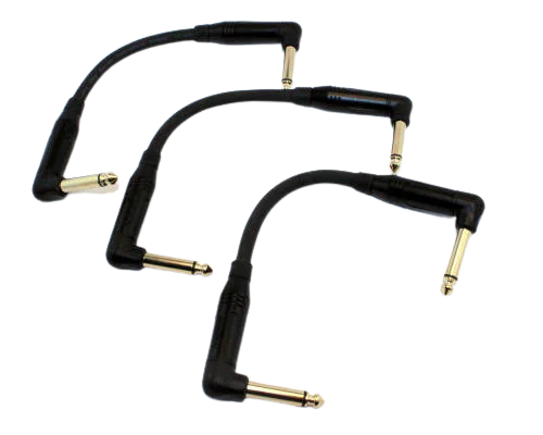 Yorkville PCC-06S1A Studio One Pedal Board Connector Cable (3-Pack) - 6 in