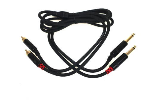 Yorkville LP206PR Premium Dual RCA To 1/4in Cable - 6 ft
