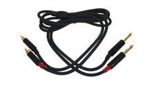Load image into Gallery viewer, Yorkville LP206PR Premium Dual RCA To 1/4in Cable - 6 ft