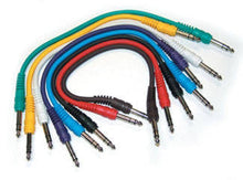 Load image into Gallery viewer, Yorkville AA17 1/4in TRS-M To 1/4in TRS-M (8-Pack) - 1 ft