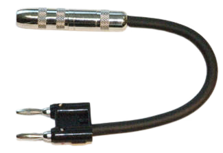 Yorkville AA61 1/4 TS Female to Dual Banana Plug Adaptor - 6 Inches