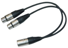 Load image into Gallery viewer, Yorkville MC-1YF Standard Series XLR-M to 2x XLR-F Y-Cable - 1 Feet