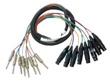 Load image into Gallery viewer, Yorkville PC-10STX8F 8 Channel TRS to XLR-F Fan Snake - 10 Feet