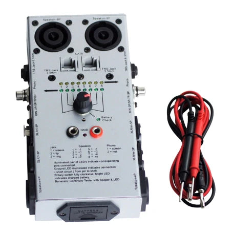 Apex ACT4 Deluxe Cable Tester with Lead Probes