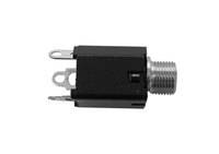 Load image into Gallery viewer, Yorkville SWC-NL112B Swtchcraft Long Bushing Enclosed TRS 1/4 Inch Panel Jack