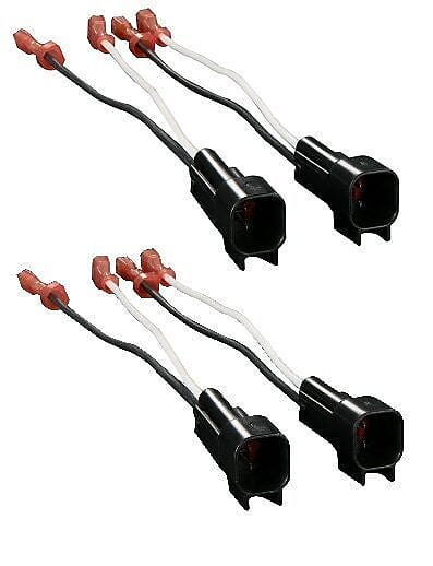 2 Absolute AS-5600 Speaker Harness Fit Select Ford GM Chevy Lincoln Mercury Mazda