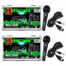 Load image into Gallery viewer, 4 MR DJ MIC500 Professional Handheld Hypercardioid Dynamic Microphone 12 FT XLR-to-1/4" Cable