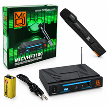 Load image into Gallery viewer, 2 MR DJ MICVHF3100 Wireless Dual-Channel Handheld design Microphone System