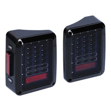 Load image into Gallery viewer, Jeep JP-TL01S LED Grid Tailllights - Smoked Lens - Pair