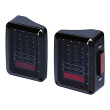 Load image into Gallery viewer, Jeep JP-TL01S LED Grid Tailllights - Smoked Lens - Pair