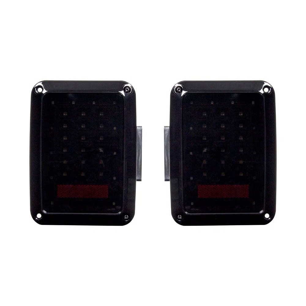 Jeep JP-TL01S LED Grid Tailllights - Smoked Lens - Pair