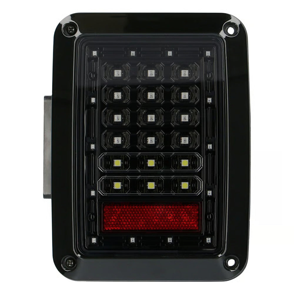 Jeep JP-TL01S LED Grid Tailllights - Smoked Lens - Pair