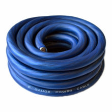 Load image into Gallery viewer, MK Audio MK0G25BL 1/0 Gauge Blue Amplifier Power / Ground Wire 1/0 Ga Amp Cable, 25 Feet