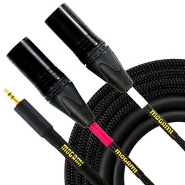 Mogami GOLD 3.5 2 XLRM 06 TRS Male to Dual XLR Male Y-Cable - 6 foot