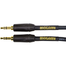 Load image into Gallery viewer, Mogami GOLD 3.5 3.5 15 TRS Male to 3.5mm TRS Male Stereo Audio Cable - 15 foot