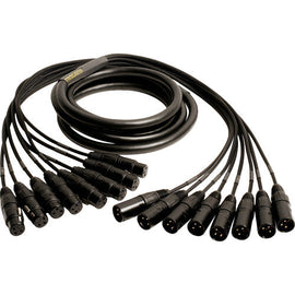 Mogami GOLD 8 XLR-XLR-35 Gold 8-Channel XLR Male to XLR Female Audio Snake Cable (35')
