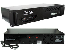 Load image into Gallery viewer, MR DJ AMP2800 2800W P.M.P.O 2-Channel RMS bridgeable dynamic series PA DJ power amplifier