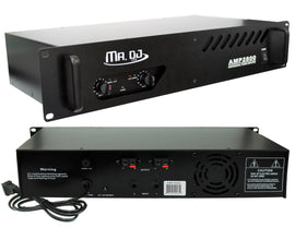 MR DJ AMP2800 2800W P.M.P.O 2-Channel RMS bridgeable dynamic series PA DJ power amplifier
