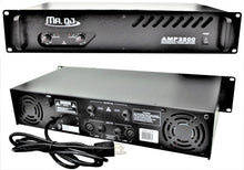 Load image into Gallery viewer, MR DJ AMP3800 Power PA DJ Amp 3800W, 2-channel bridgeable dynamic series PA DJ power amplifier