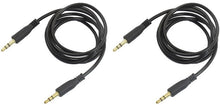 Load image into Gallery viewer, 2 Mr Dj ACMM6 6 Feet Cable 1/8" Mini TRS (Stereo) to 1/8" Mini TRS (Stereo)