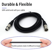 Load image into Gallery viewer, MR DJ CDMX10-3 10' DMX 3-Pin XLR Male to Female Pro Stage DJ Lighting DMX Cable