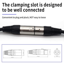 Load image into Gallery viewer, MR DJ CDMX10-3 10' DMX 3-Pin XLR Male to Female Pro Stage DJ Lighting DMX Cable