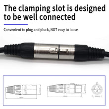 Load image into Gallery viewer, MR DJ CDMX10-3 10' DMX 3-Pin XLR Male to Female Pro Stage DJ Lighting DMX Cable