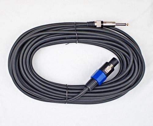 Mr. Dj CQSM12 12-Feet 1/4-Inch Male to Speakon Male Connector Professional Speaker Cable