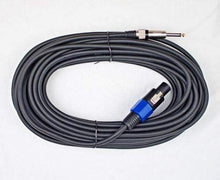 Load image into Gallery viewer, MR DJ CQSM12 12' Pro PA DJ Karaoke Speakon Plug to 6.35mm 1/4" Plug Speaker Wire Cable