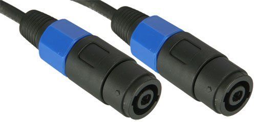 MR DJ CSFSF50 50 Feet PRO PA DJ Speakon Female to Speakon Female Speaker Cable