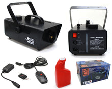 Load image into Gallery viewer, MR DJ DRAGON1200<BR/> 1200W fog smoke machine with wire &amp; wireless remote &amp; fog fluid, quick heat-up thick fog