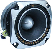 Load image into Gallery viewer, Mr. Dj HDT700S 3.5-Inch Titanium Bullet High Compression Tweeter for Car, Van, ATV, UTV, Marine, Boat, Motorcycle, Motorsports, and Competition