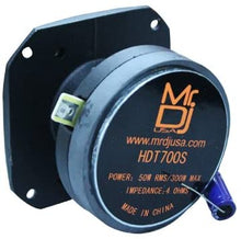 Load image into Gallery viewer, Mr. Dj HDT700S 3.5-Inch Titanium Bullet High Compression Tweeter for Car, Van, ATV, UTV, Marine, Boat, Motorcycle, Motorsports, and Competition