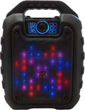 Load image into Gallery viewer, MR. DJ DISCO 5.25" portable speaker w/ Bluetooth rechargeable battery &amp; led light