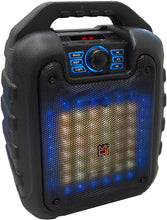 Load image into Gallery viewer, MR. DJ DISCO 5.25" portable speaker w/ Bluetooth rechargeable battery &amp; led light