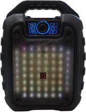 Load image into Gallery viewer, MR. DJ DISCO 5.25" portable speaker w/ Bluetooth rechargeable battery &amp; led light