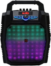 Load image into Gallery viewer, Mr Dj PARTY ROCK PA Karaoke Wireless Portable Speaker w/ 8" Subwoofer Sound System Big LED MIC