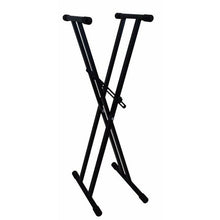 Load image into Gallery viewer, 2 Mr Dj KS350 Keyboard Stand Adjustable Metal Music Keyboard Electronic Piano Dual X Stand
