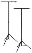 Load image into Gallery viewer, MR DJ LS-100 Pro DJ 9 Ft Lighting Tripod &amp; T-Bar Portable Light Stand Cross Bar