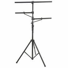 Load image into Gallery viewer, Universal Pro Audio DJ Adjustable Tripod Stand with Top T Bar for Par Cans, Wash