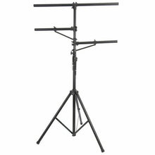 Load image into Gallery viewer, MR DJ LS-360 Heavy-Duty Portable DJ Light Stand w/ Two Fixture Arms &amp; T-Bar