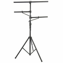 Load image into Gallery viewer, Mr Dj LS300 Single 12ft Tall Portable T-BAR Light Stand with Dual Side BAR