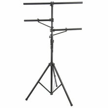 Load image into Gallery viewer, MR DJ LS-360 Heavy-Duty Portable DJ Light Stand w/ Two Fixture Arms &amp; T-Bar