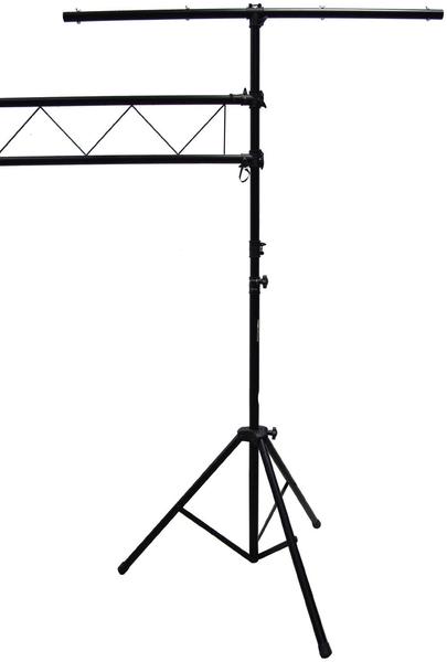 MR DJ LS560 10FT Portable PRO Audio PA DJ Lightweight Aluminum Lighting Truss + 4 MEGA354 SlimPAR 54 Low Profile RGB LED Par