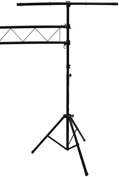 MR DJ LS560 10FT Portable PRO Audio PA DJ Lightweight Aluminum Lighting Truss + 2 MEGA354 SlimPAR 54 Low Profile RGB LED Par